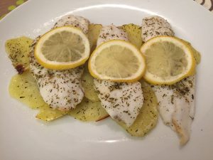 Merluza al limón - Correr&Comer Blog de cocina y running para amantes de la comida y del deporte.