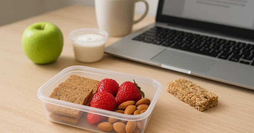 Snacks saludables para llevar al trabajo o al gym